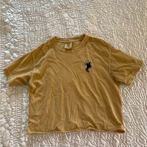 Cropped Cowgirl Tee